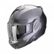 Motorradhelm Scorpion EXO-TECH EVO PRO SOLID Grau Metallic