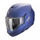 Motorradhelm Scorpion EXO-TECH EVO PRO SOLID Metallicblau matt