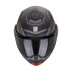 Casque Moto Scorpion EXO-TECH EVO PRO CONQUER Noir mat-Rouge