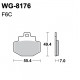 Disc brake pads WRP WG-8176