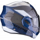 Casque Moto Scorpion EXO-TECH EVO PRO TEAM Bleu-Noir-Blanc