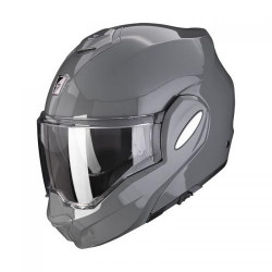 Scorpion EXO-TECH EVO PRO SOLID Motorcycle Helmet Cement Grey