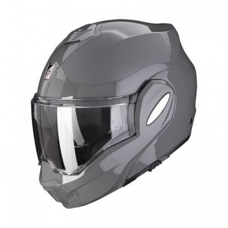 Casque Moto Scorpion EXO-TECH EVO PRO SOLID Gris Ciment