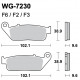 Disc brake pads WRP WG-7230