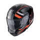 Casque Moto Scorpion EXO-930 EVO ARDENS Noir Métallisé-Rouge