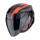 Motorradhelm Scorpion EXO-Z1 VUE Schwarz-Rot
