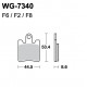 Disc brake pads WRP WG-7340