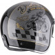 Casque Moto Scorpion BELFAST EVO DRIVE FAST Argent-Noir-Or