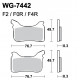 Disc brake pads WRP WG-7442