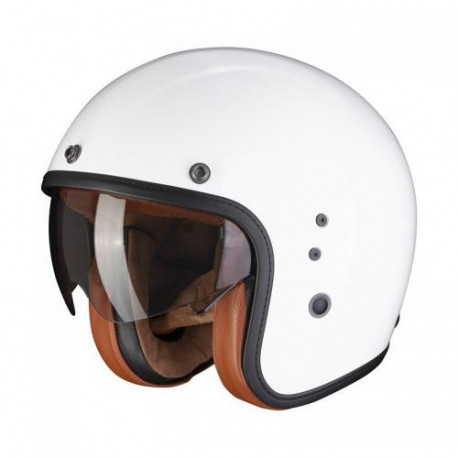 Scorpion BELFAST EVO LUXE Motorcycle Helmet White