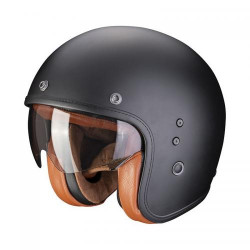 Casque Moto Scorpion BELFAST EVO LUXE Noir Mat