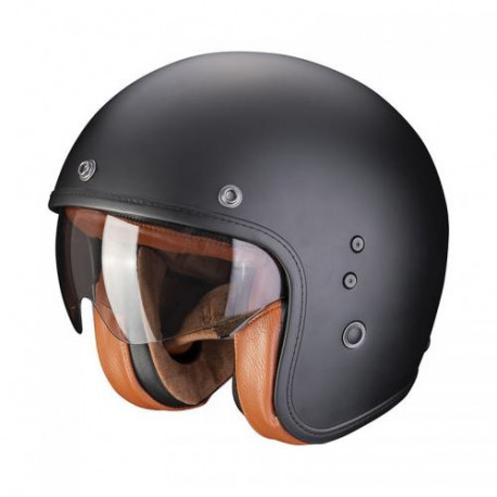 Scorpion BELFAST EVO LUXE Motorcycle Helmet Matt Black