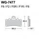 Disc brake pads WRP WG-7477