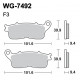 Disc brake pads WRP WG-7492