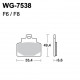 Disc brake pads WRP WG-7538