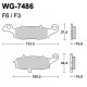 Plaquettes de frein Arrière WRP WG-7486-F3