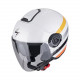 Motorradhelm Scorpion EXO-CITY II BEE Weiss-Gelb