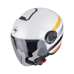 Casque Moto Scorpion EXO-CITY II BEE Blanc-Jaune