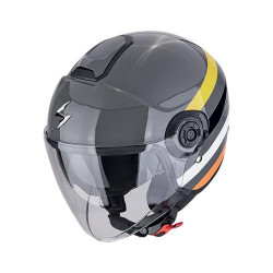 Casque Moto Scorpion EXO-CITY II BEE Gris-Jaune-Noir