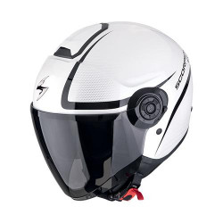 Casque Moto Scorpion EXO-CITY II NTERCITY Blanc-Noir