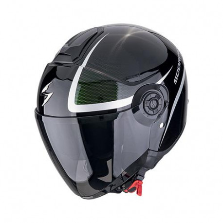 Motorradhelm Scorpion EXO-CITY II INTERCITY Schwarz-Chamäleon