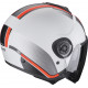 Casque Moto Scorpion EXO-CITY II VEL Gris Mat-Rouge