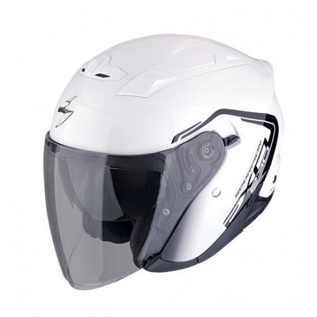 Casque Moto Scorpion EXO-230 CIT-E Blanc-Noir