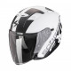 Motorradhelm Scorpion EXO-230 CIT-E MattWeiss-Schwarz