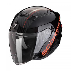 Scorpion EXO-230 CIT-E Motorcycle Black-Red