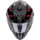 Casque Moto Scorpion ADF-9000 AIR FEAT Noir-Argent-Rouge