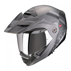 Casque Moto Scorpion ADX-2 GALANE Noir Mat-Argent