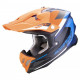 Motorradhelm Scorpion VX-22 AIR BETA MattBlau-Orange