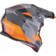 Casque Moto Scorpion VX-16 EVO AIR ROD Gris-Orange