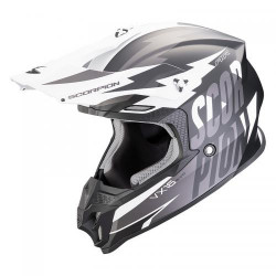 Scorpion VX-16 EVO AIR Slanter Motorcycle Matt Black-Silver