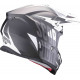 Casque Moto Scorpion VX-16 EVO AIR SLANTER Noir Mat-Argent