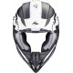 Casque Moto Scorpion VX-16 EVO AIR SLANTER Noir Mat-Argent