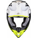 Casque Moto Scorpion VX-16 EVO AIR FUSION Noir-Jaune Fluo