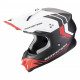 Casque Moto Scorpion VX-16 EVO AIR FUSION Noir Mat-Rouge