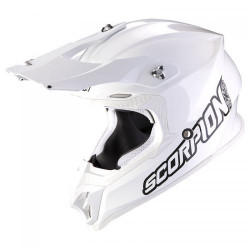 Scorpion VX-16 EVO AIR SOLID Motorcycle White-White