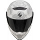 Casque Moto Scorpion COVERT FX DRAGON Gris Clair Mat-Argent