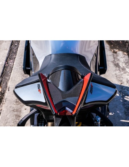 Carbon fiber Rear Seat Cover - Carbone2Race - Aprilia Tuono V4R 1000/1100/ 2011-20