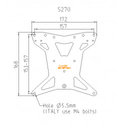 Support de plaque Mg-Biketec - Honda CB 650 R 2024