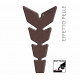 Protection réservoir Onedesign "Soft Touch" leather style brown slim