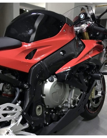 Carbon fiber Long Frame Covers  - Carbone2Race - BMW S 1000RR 2015-18