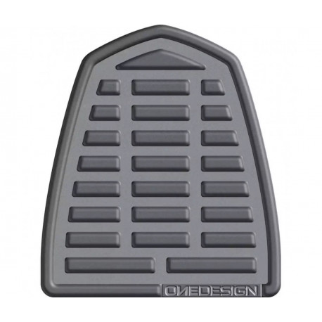 Onedesign Tankpad "Soft Touch" leather style grey