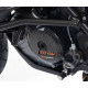 Slider de protection en fibre de carbone pour carter côté gauche R&G Racing - KTM Superduke / Adventure