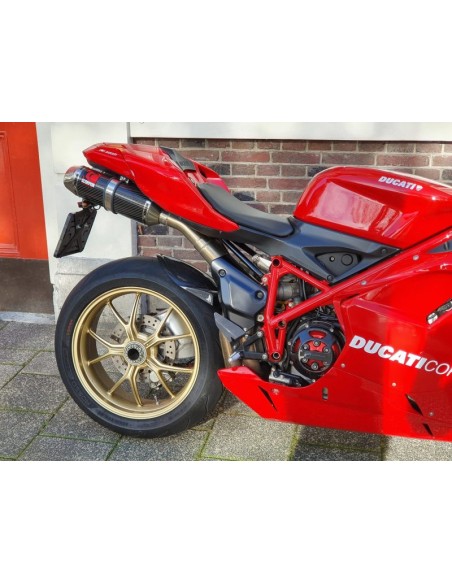 Carbon fiber Rear Hugger long - Carbone2Race - DUCATI 848-1098-1198