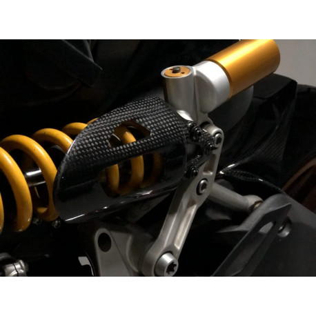 Carbon fiber Shock Absorber guard - Carbone2Race - DUCATI 899/959/1199/1299 Panigale