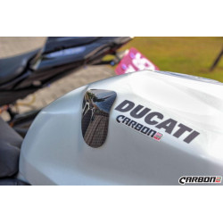 Glissières de réservoir en fibre de Carbone - Carbone2Race - DUCATI 899/959/1199/1299 Panigale