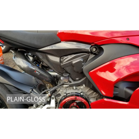 Carbon fiber Frame guards - Carbone2Race - DUCATI 899/959/Panigale